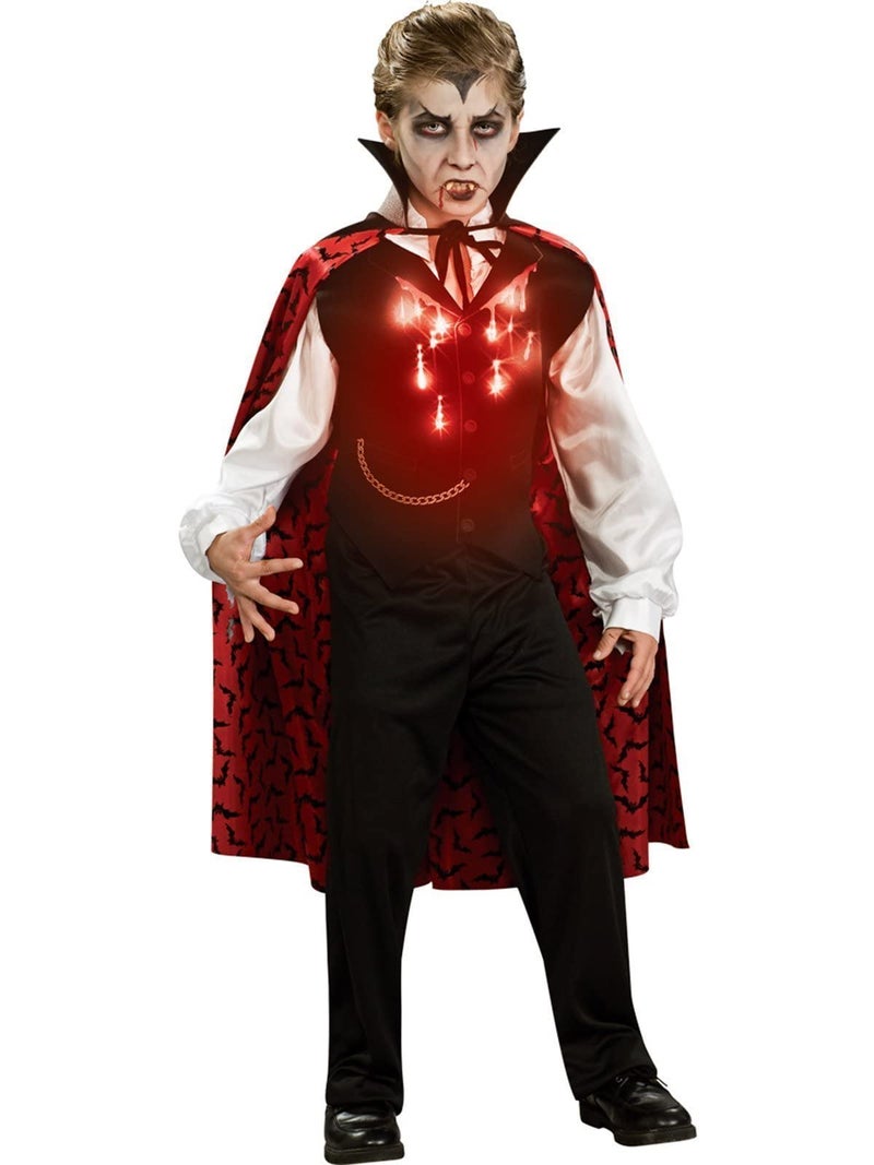 Rubies Light Up Vampire Costume for Kids, Boy's Medium - Image 1