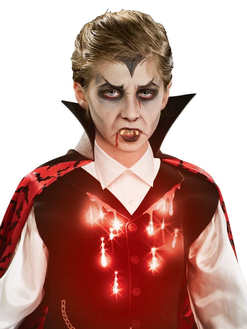 Rubies Light Up Vampire Costume for Kids, Boy's Medium - Image 2