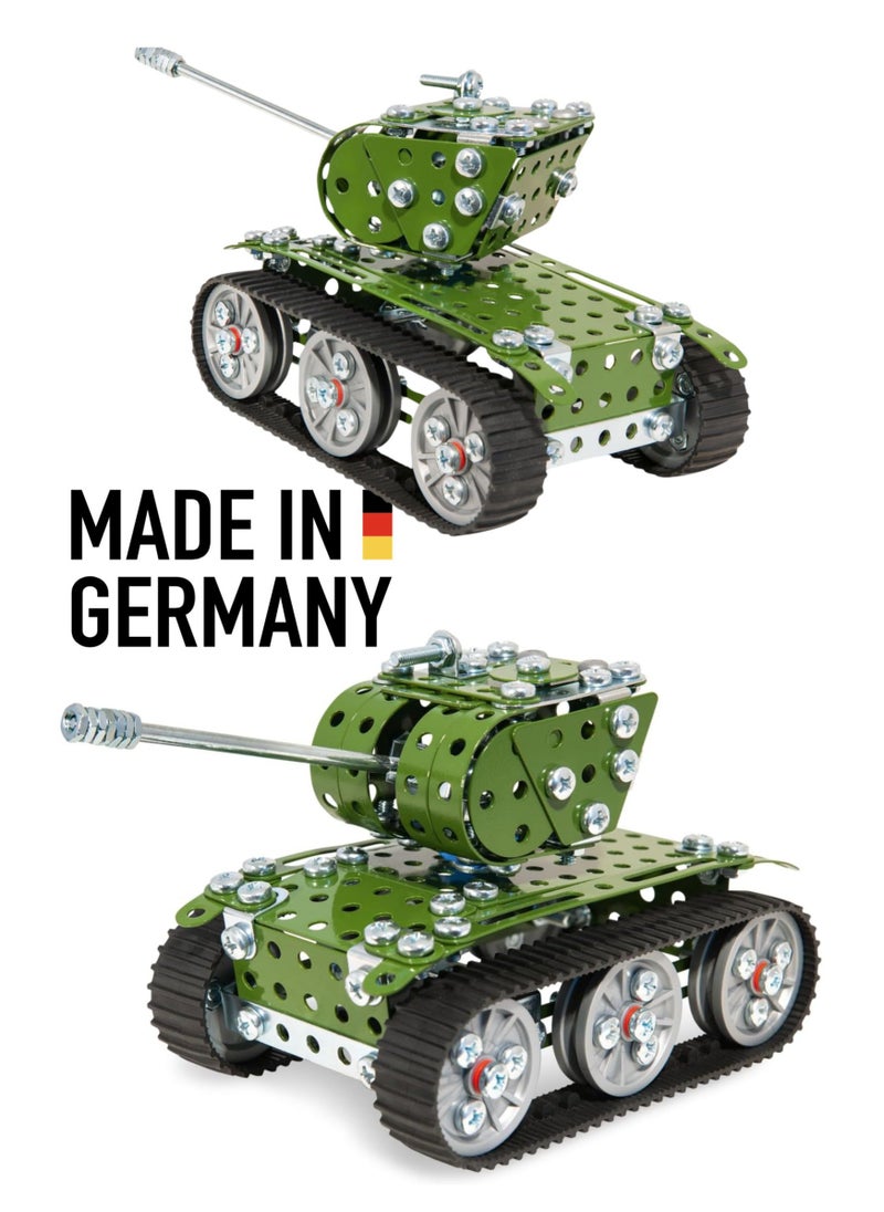 eitech - Army Tank Building Blocks Set, Kids Educational Building Set, STEM Building Toys, Creative Engineering Blocks Kit, Fun Playset for Military Fans, Ideal Gift for Kids, - Image 1