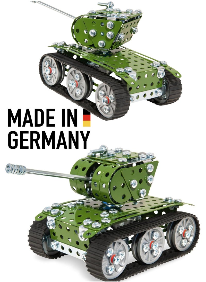 eitech - Army Tank Building Blocks Set, Kids Educational Building Set, STEM Building Toys, Creative Engineering Blocks Kit, Fun Playset for Military Fans, Ideal Gift for Kids, - Image 1