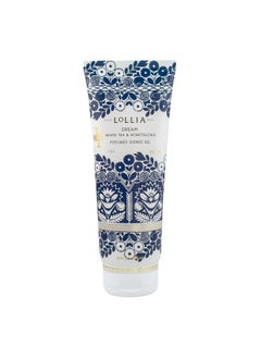 Lollia LOLLIA Dream Shower Gel, 8 fl. oz. - White Tea & Honeysuckle - Scented Shower Gel Body Wash, Shea Butter Body Wash, Bath Wash for Women, Beautiful Shower Gel, Moisturizing Body Wash  - Image 1