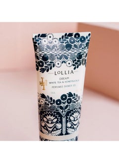 Lollia LOLLIA Dream Shower Gel, 8 fl. oz. - White Tea & Honeysuckle - Scented Shower Gel Body Wash, Shea Butter Body Wash, Bath Wash for Women, Beautiful Shower Gel, Moisturizing Body Wash  - Image 3