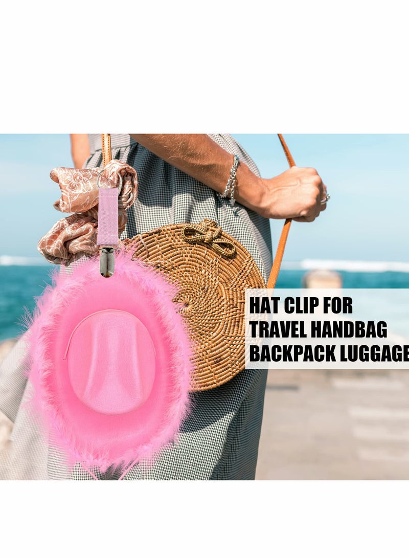 Generic Travel Hat Clips with Elastic Strap for Caps and Scarves, Perfect for Outdoor Activities and Camping, Multifunctional Duck Clip for Baggage - Image 5