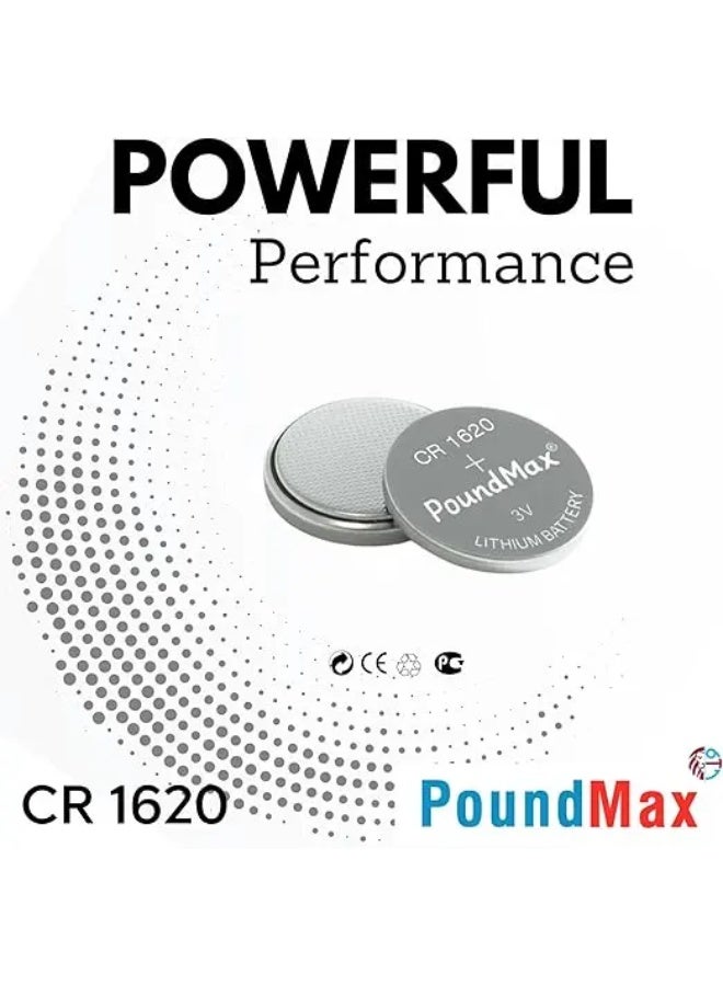 باوند ماكس بطاريات خلايا عملة الليثيوم PoundMax 5 x 1620 CR1620 DL1620 3V - Image 2