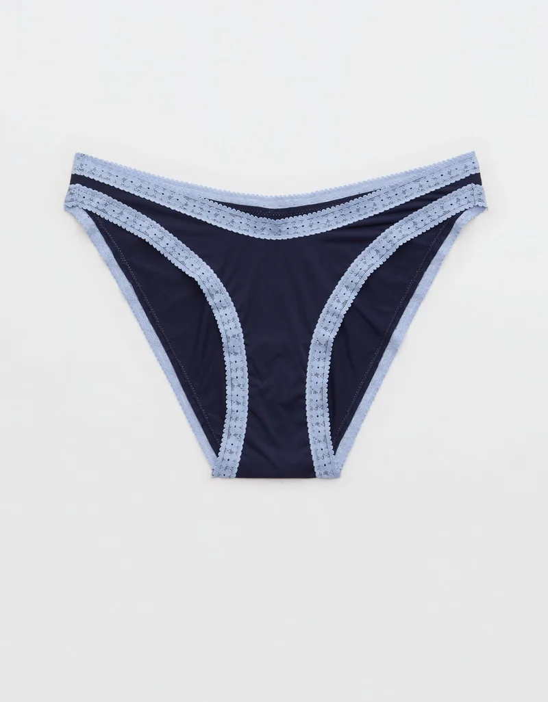Aerie  Aerie SMOOTHEZ Microfiber Lace Bikini Underwear for Women | Best Price UAE