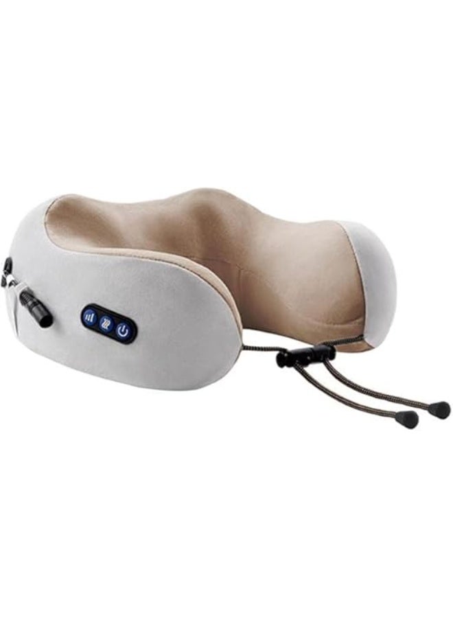 Multifunctional U-Shaped Electric Massage Pillow – Heated Cervical Spine Massager – Portable M-Shaped Neck Support with Intelligent Charging – Ideal for Car, Office & Travel - Image 1
