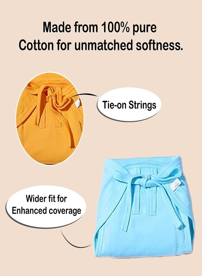 Snugkins Baby Langot for Newborns 6-12 Months | Reusable Nappy | 100% Pure Cotton, Washable, Extra Soft & Breathable | Unisex Baby Essential for Boys & Girls | Pack of 15 - Multicolor - Image 4