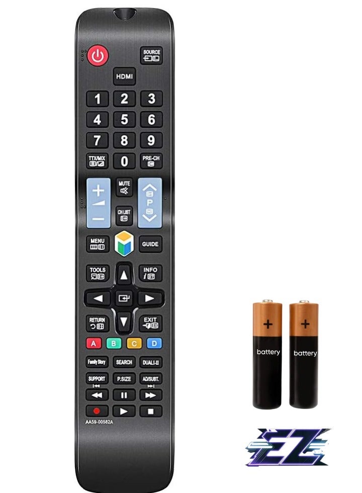 ELTRAZONE Compatible Replacement Remote Control for Samsung AA59-00582A, Works with AA59-00638A, AA59-00790A, AA59-00580A, AA59-00581A, AA59-00594A (Smart TV/HDTV/LCD/LED/TV) - Image 1