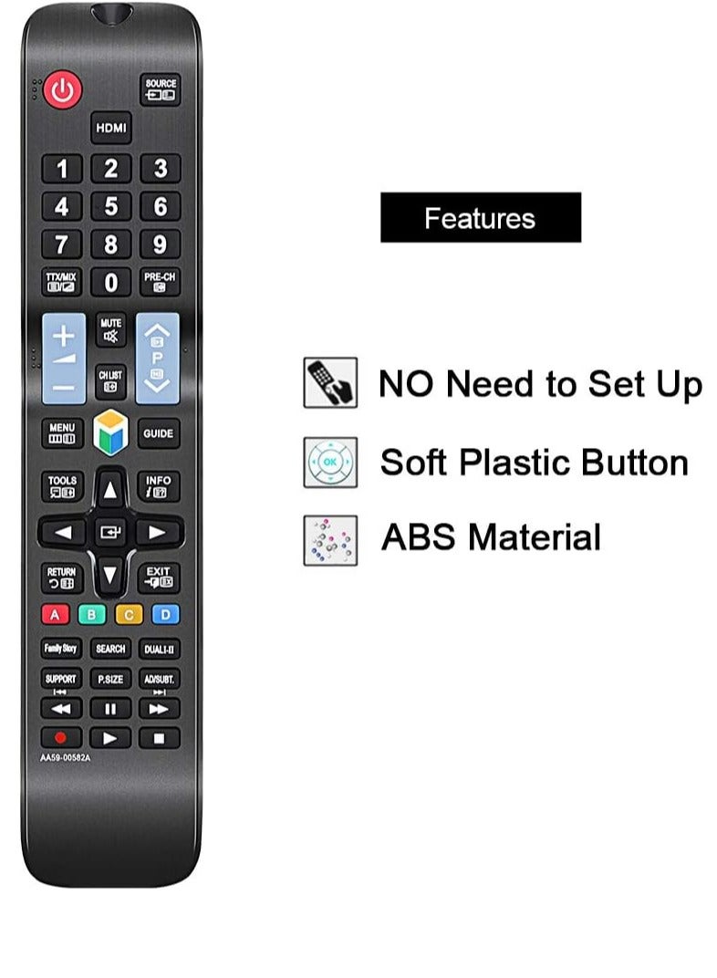 ELTRAZONE Compatible Replacement Remote Control for Samsung AA59-00582A, Works with AA59-00638A, AA59-00790A, AA59-00580A, AA59-00581A, AA59-00594A (Smart TV/HDTV/LCD/LED/TV) - Image 4