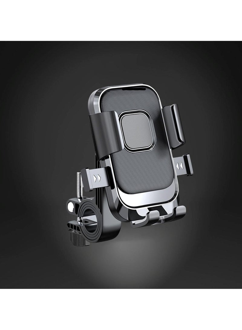 Huitich Heavy-Duty Handlebar Mobile Phone Holder Shockproof Bicycle & Motorcycle Mount for Outdoor Navigation - Image 3