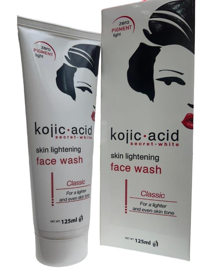 Secret White kojic Acid Skin Lightening Face Wash - Image 1