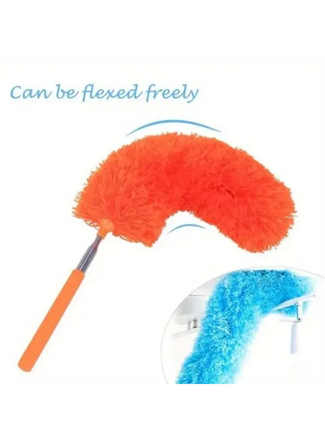 Blue Ultra Fine Fiber Extendable Duster With Washable Reusable Bags - Image 5