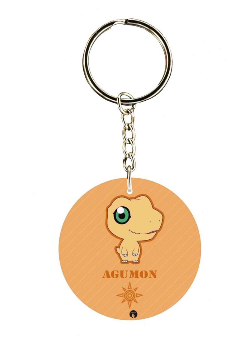 RKN Anime Digimon Printed Keychain