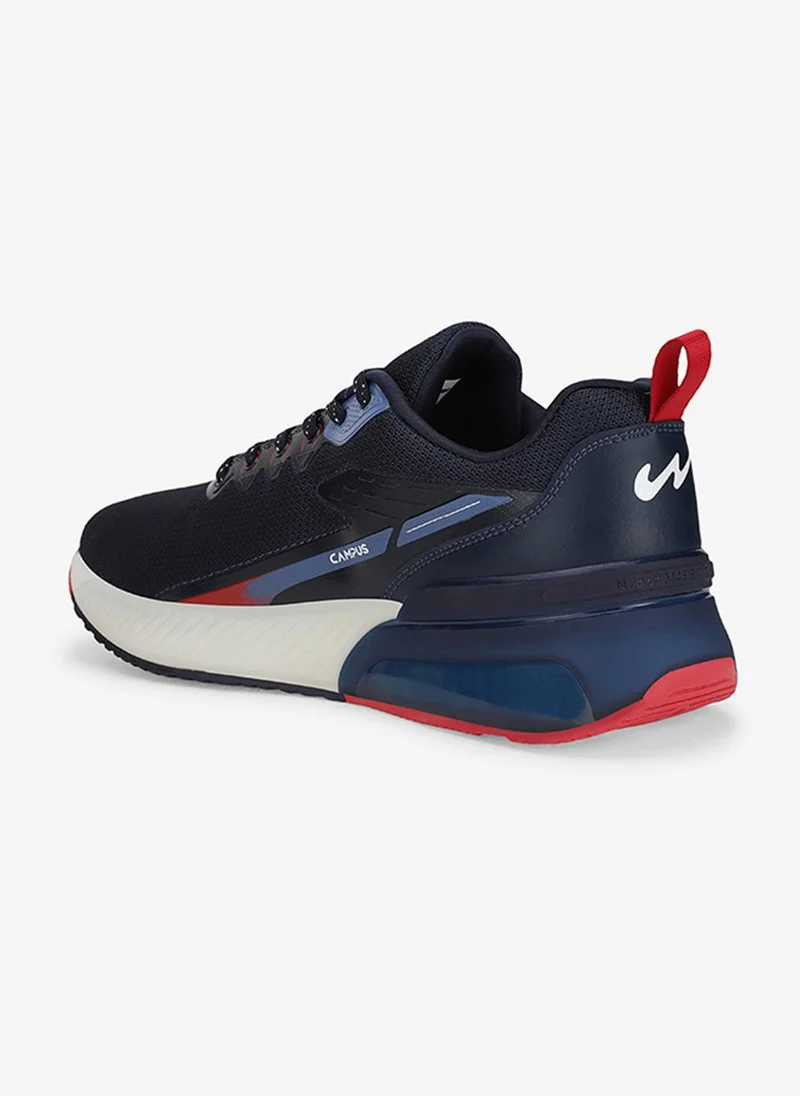 كامبس Men Promote Memory Foam Lace-Up Running Shoes-Navy