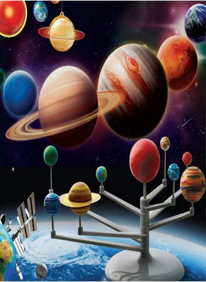Diy Solar System Planetarium Kit – 3D Glow in the Dark Model – Fun Educational Astronomy Toy for Kids  - Image 3