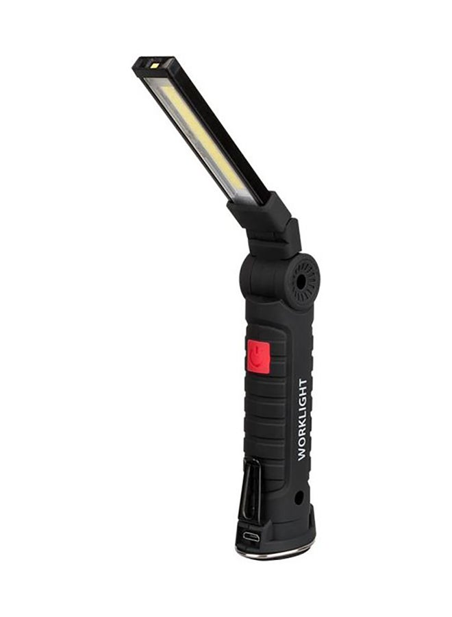 Aknur 5-Mode Portable COB Torch Black 18cm - Image 1
