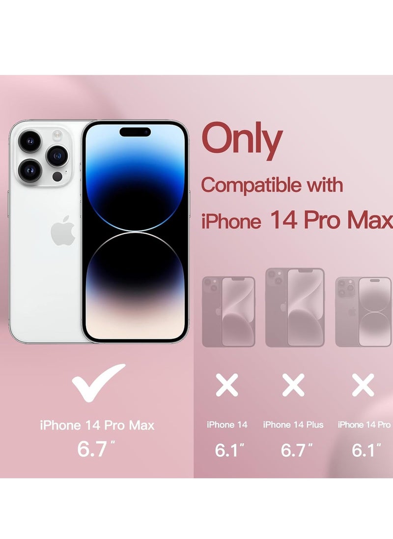 Raxoom "5-in-1 iPhone 14 Pro Max (6.7-Inch) Red Silicone Case - With 2 Screen Protectors & 2 Camera Lens Protectors" - Image 2