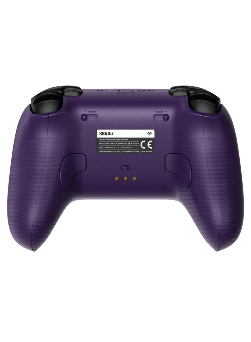 8Bitdo Ultimate 2 Bluetooth Controller for Switch/Switch 2 & Windows PC, Switch Pro Gaming Controller with TMR Joysticks, Switchable Hall Effect/Tactile Triggers, Vibration and Motion Control Wireless Controller - Image 3
