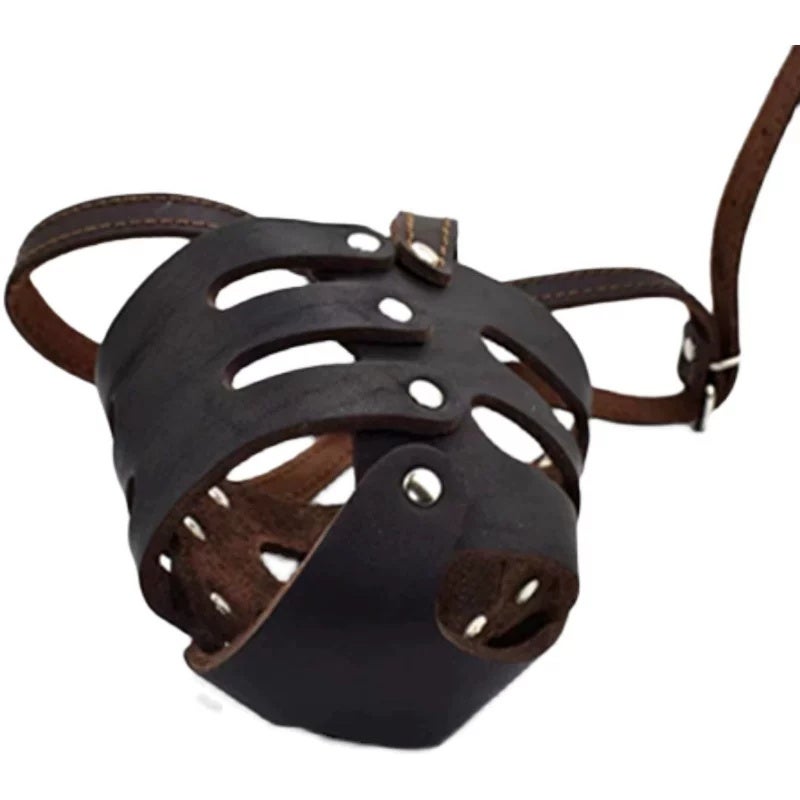 Dog mouth cover Doberman Shepherd medium-sized waterproof and bite-resistant mask. Adjustable dog mouth cover for pet supplies when going out - Image 5