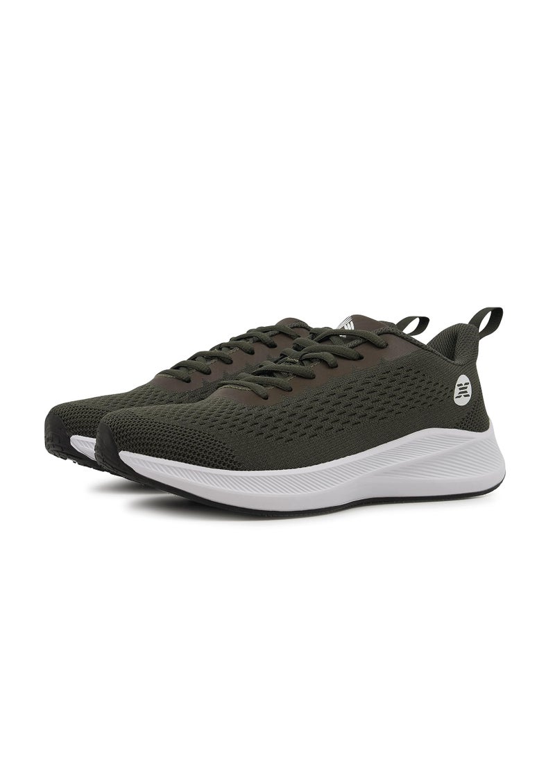 RBX Unisex Adult Athletic Shoe, Lightweight Breathable Knit Mesh Quick Drying Running Shoe, Cushioned Footbed Performance Training Sneaker Unisex Gym Shoe for Men, Women Olive W9 / M7.5 - Image 1