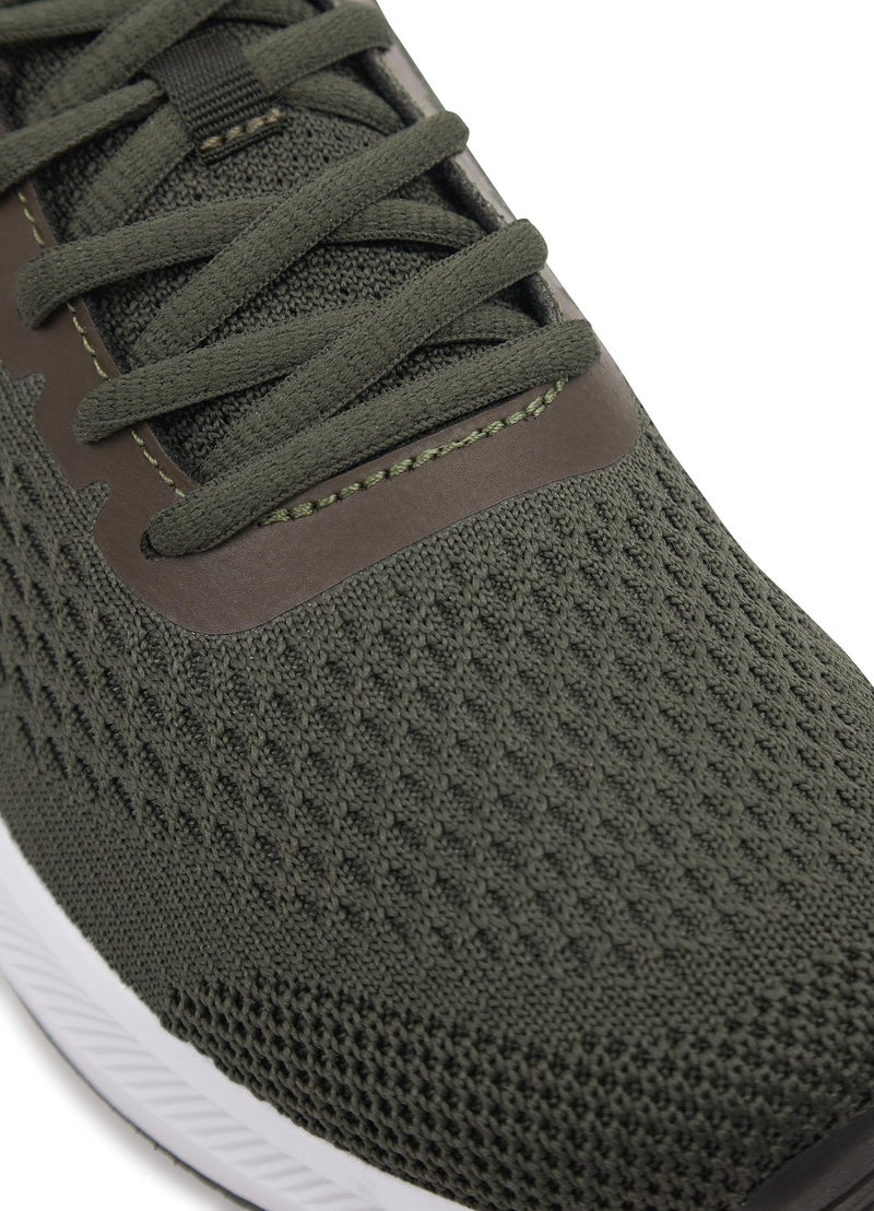 RBX Unisex Adult Athletic Shoe, Lightweight Breathable Knit Mesh Quick Drying Running Shoe, Cushioned Footbed Performance Training Sneaker Unisex Gym Shoe for Men, Women Olive W9 / M7.5 - Image 3