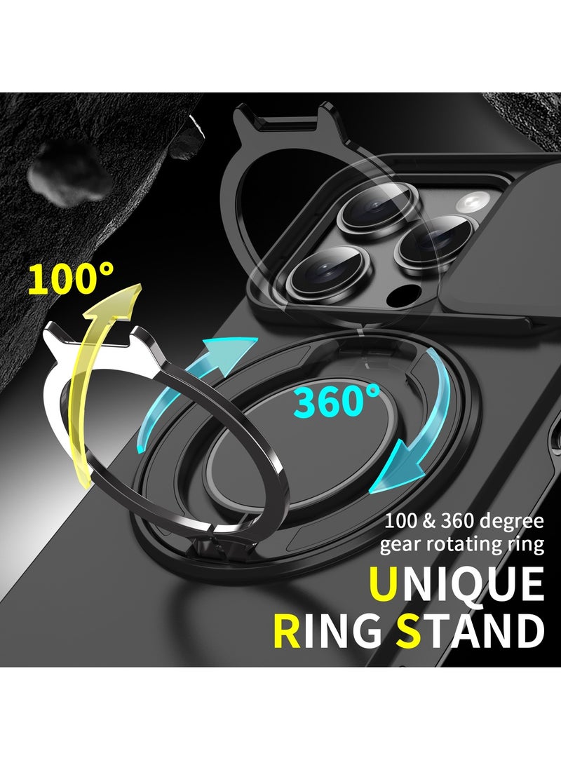 general Suitable for iPhone16/16Plus mobile phone case, sliding window bracket anti-drop protective case - Image 3