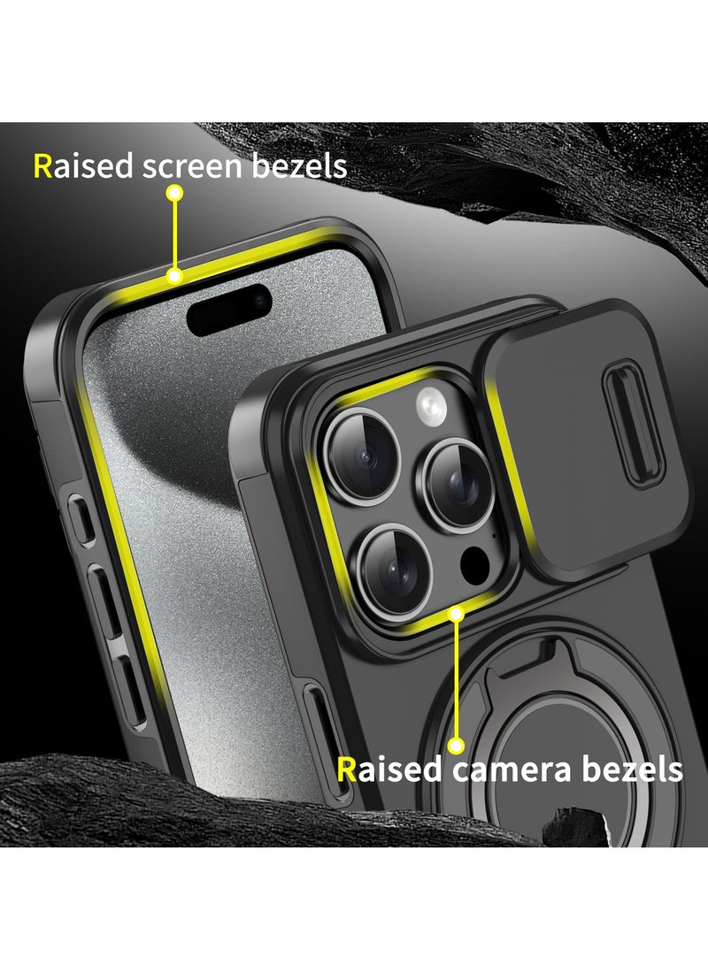 general Suitable for iPhone16/16Plus mobile phone case, sliding window bracket anti-drop protective case - Image 5