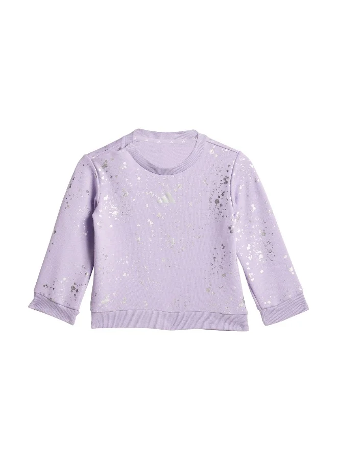 Adidas Adidas Inf Glam Set Purple Youth/Baby Jogger Suits For Kids