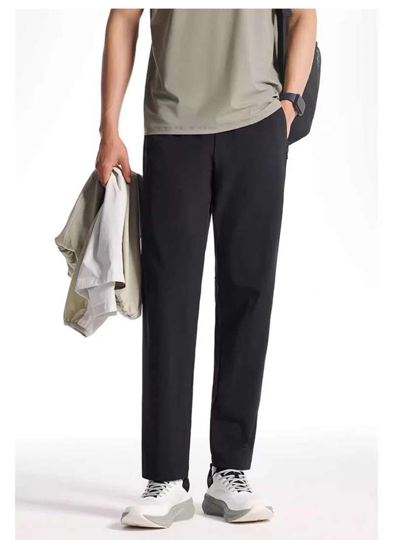 ANTA Comfortable Slim Fit Workout Training Commute Woven Track Pants