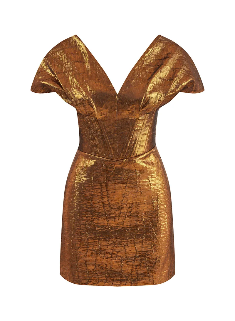 نوكتورن Metallic Party Dress