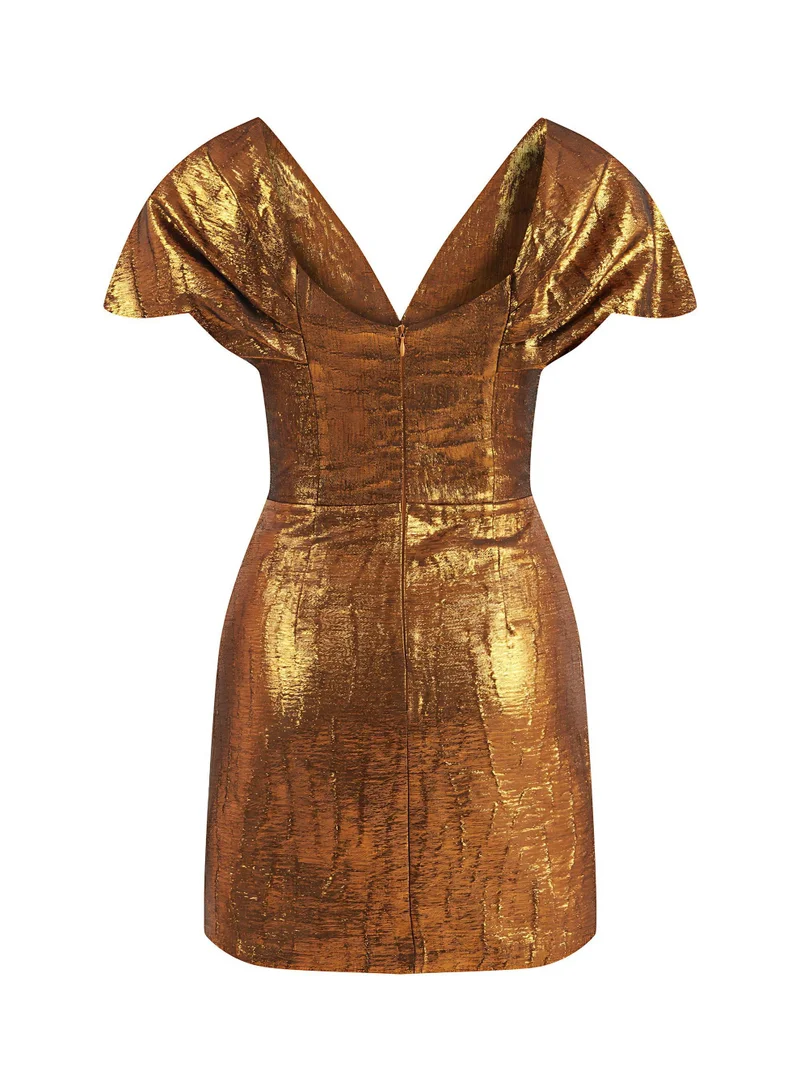 نوكتورن Metallic Party Dress