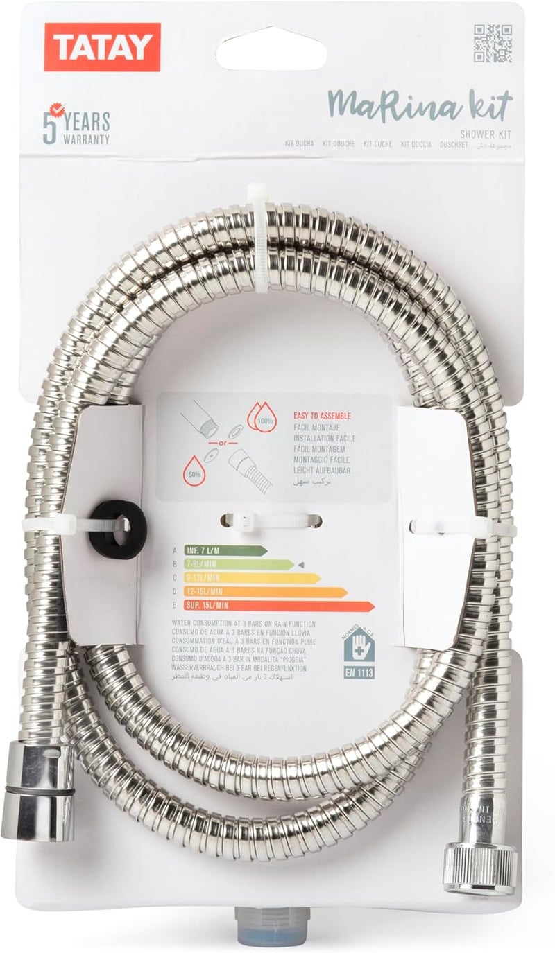 Tatay Marina Chrome Shower Kit - Image 3