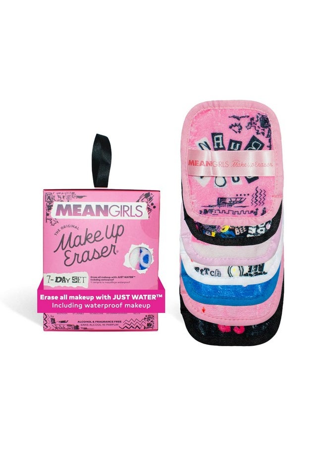 Makeup Eraser Makeup Eraser, 7-Day Set, Erase All Makeup With Just Water, Including Waterproof Mascara, Eyeliner, Foundation, Lipstick, Sunscreen, And More! Mean Girls, 7Ct.  - Image 1