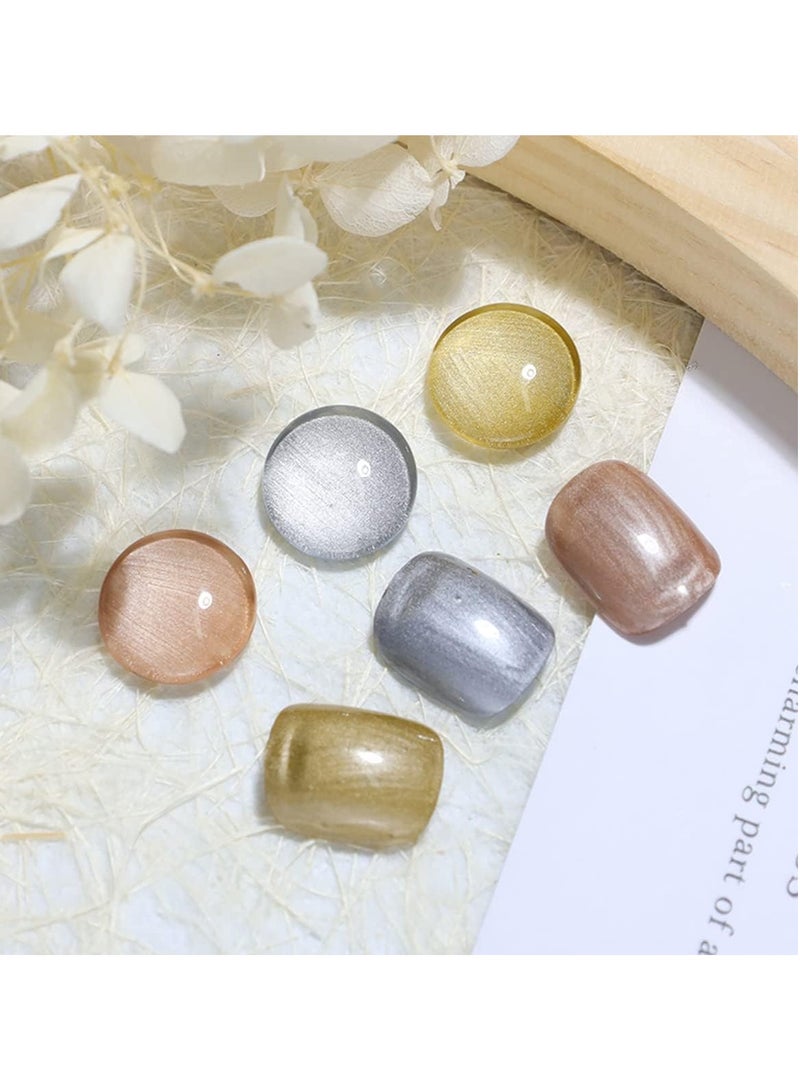 Generic Metallic Painted UV Gel Nail Polish, 3 Colours 3D Nail Art Creative Elastic Metallic Painted Glue Soak Off Nail Polish Home DIY Manicure Nail Salon Varnish Golden Silver Rose Golden  - Image 5