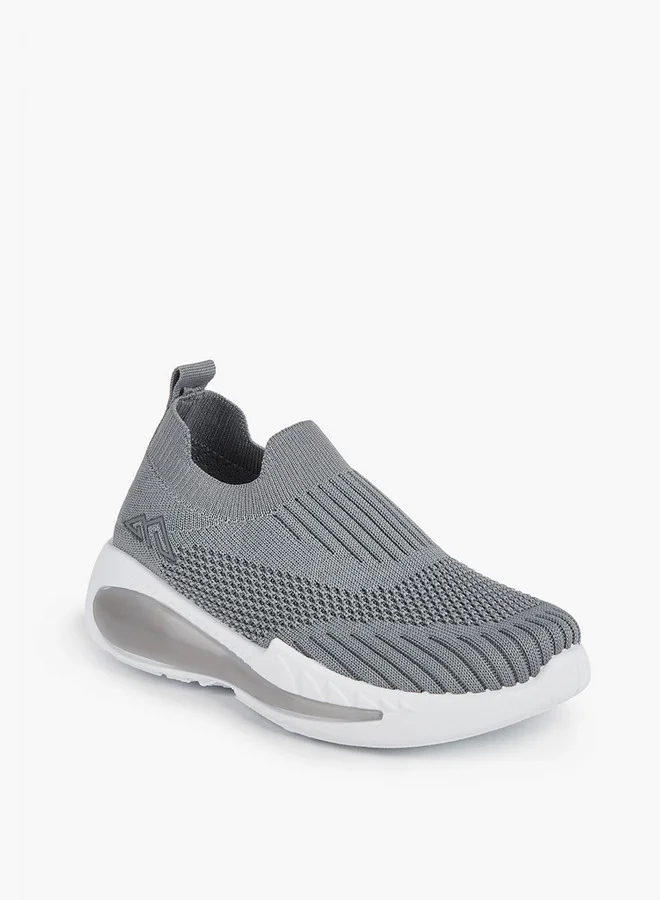 Oaklan by Shoexpress Textured Slip-On Sports Shoes with Pull Tab