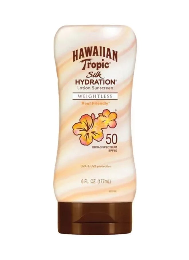 Hawaiian Tropic - Weightless Hydration Lotion Spf 50 177Ml(60Z) - Image 1