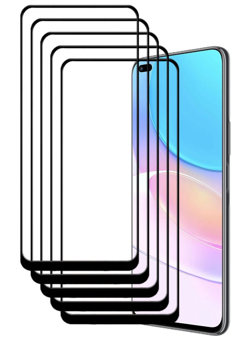 ACLIX 5 Pieces Antistatic ESD Dustproof Premium Quality High Definition Tempered Glass Screen Protector Designed For Huawei nova 8i - Image 1