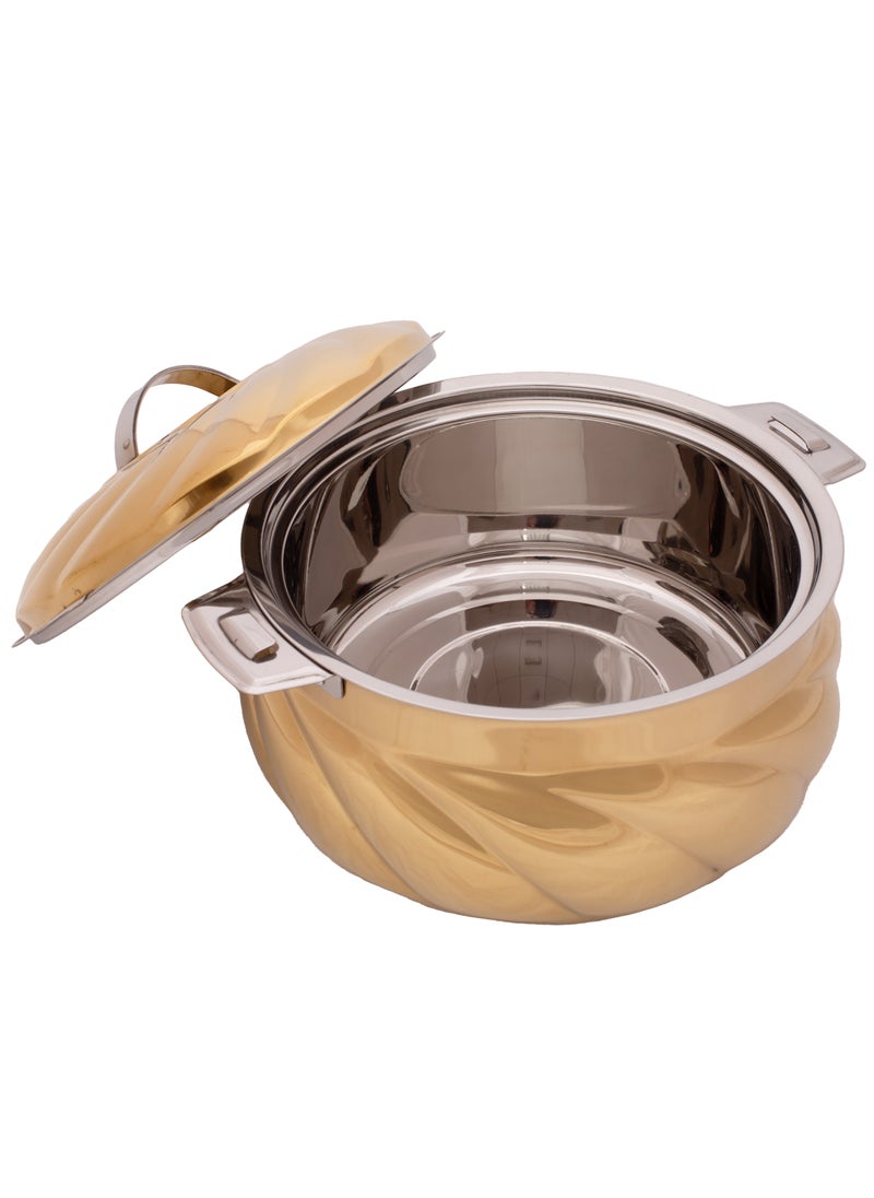 Stainless Steel S Hotpot 3.5 Liters Gold Colour - pzsku/ZC5C0850468444D5033ABZ/45/_/1708614878/1e257fc4-1d2a-4a7e-b420-5aa665590312