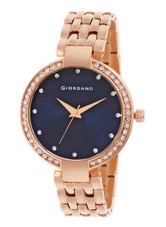 GIORDANO Giordano AW22 Collection Analogue Watches Stylish Metal Strap with Diamond Studded Dial Ladies Wrist Watch| 3 Hands Mechanism - GD-2141  - Image 2