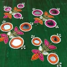 ProKart Mirror for Embroidery Works, Size -15MM, Color-, Shape - Round, Qty-125 Pcs, Art and Craft, Decoration Material - Image 4