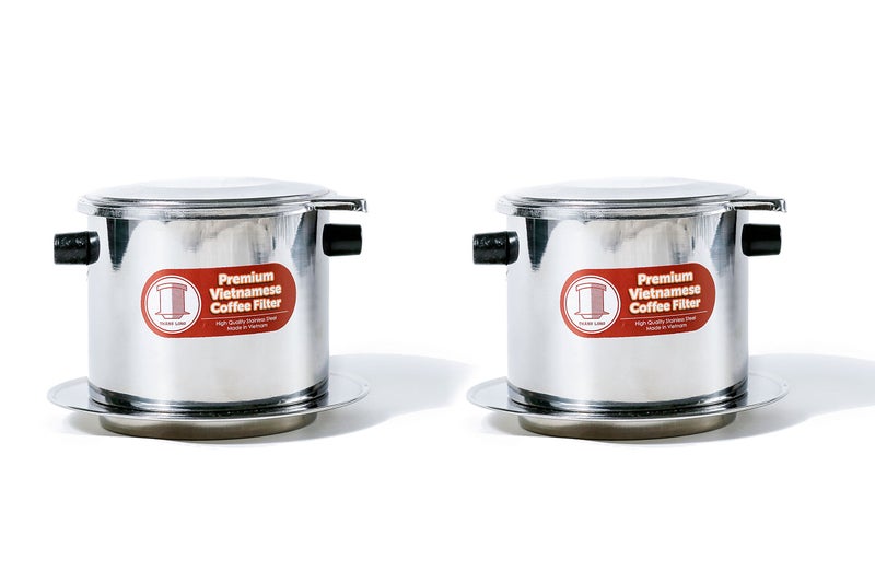 Set of 2 Vietnamese Traditional Coffee Phin Filter Restaurant Quality Coffee 15 Ounce