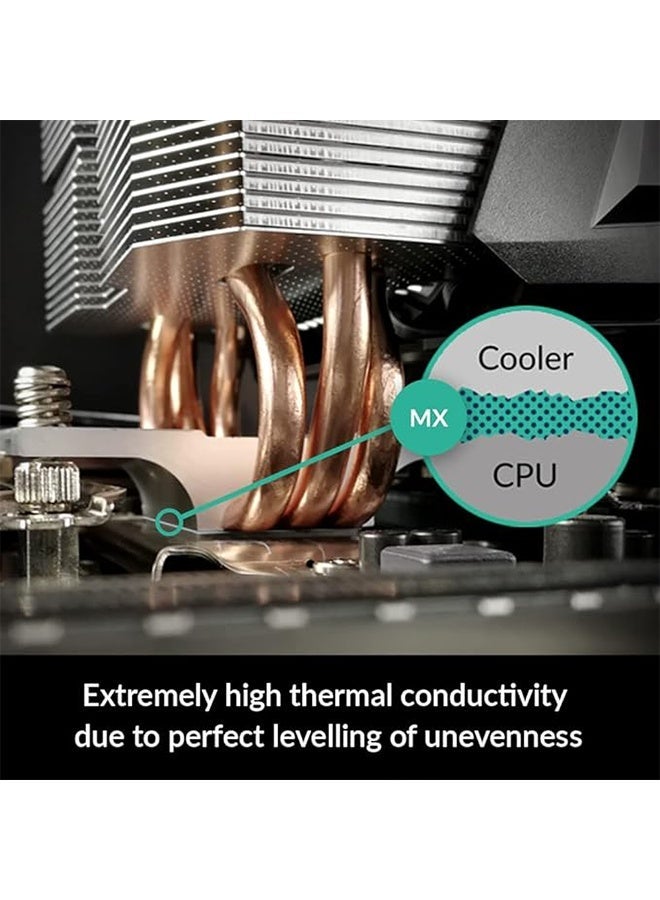 Arctic MX-4 (4g) Thermal Compound, for Computer Cpu, Gpu - Pc, Ps4, Xbox, Heat Conductive Silicon-Based Thermal Pastes, Thermal Compound High Thermal Conductivity, Long Durability, Safe Application, Non-conductive - Image 3