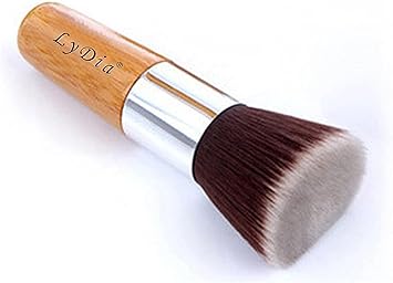 LyDia UK STOCK Flat Top Buffer Wooden Liquid FoundationPowderBronzer Makeup Brush - Image 2