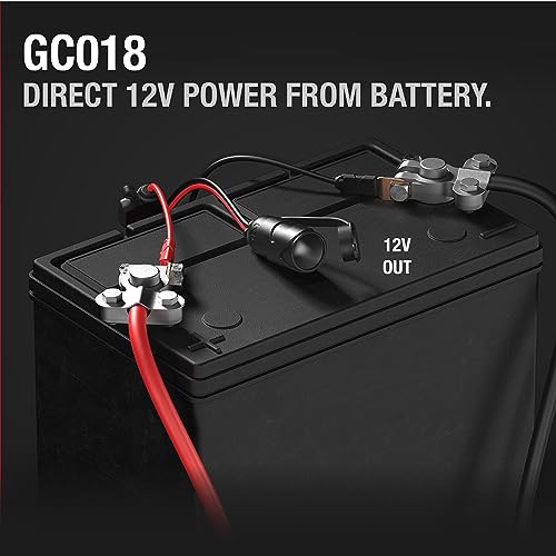 NOCO محول NOCO GC018 15A 14AWG 12V، قابس ثقيل، ومأخذ أنثوي مع أطراف عينية - Image 2