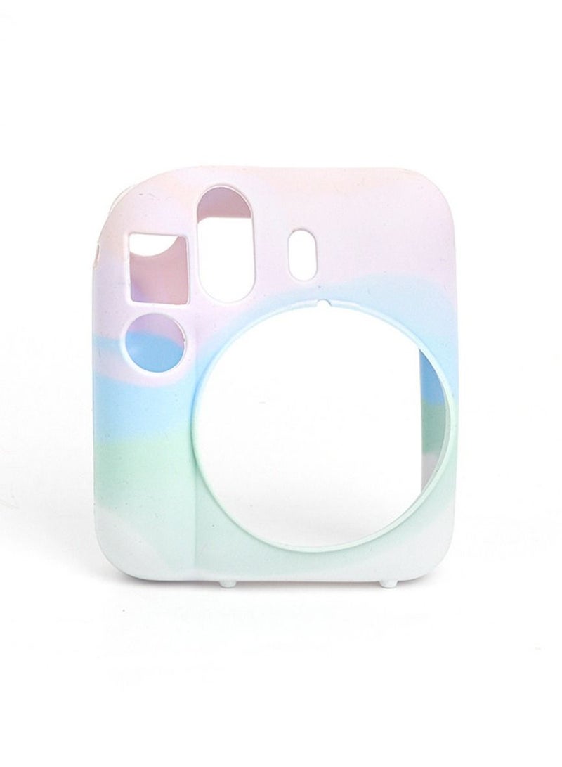 Camera Silicone Protective Case Portable High Elasticity Lightweight Fashionable Durable Cartoon Pattern Camera Protective Shell compatible with Fujifilm Instax Mini 12 Instant Camera  - Image 2