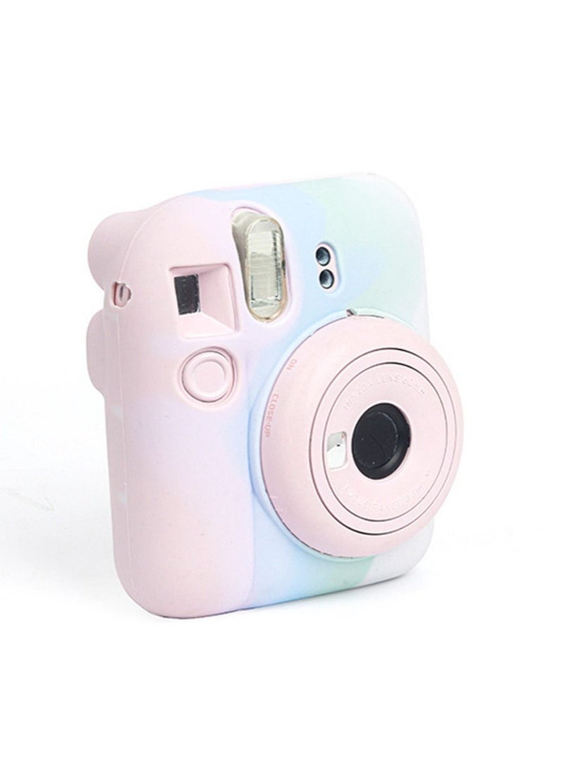 Camera Silicone Protective Case Portable High Elasticity Lightweight Fashionable Durable Cartoon Pattern Camera Protective Shell compatible with Fujifilm Instax Mini 12 Instant Camera  - Image 3
