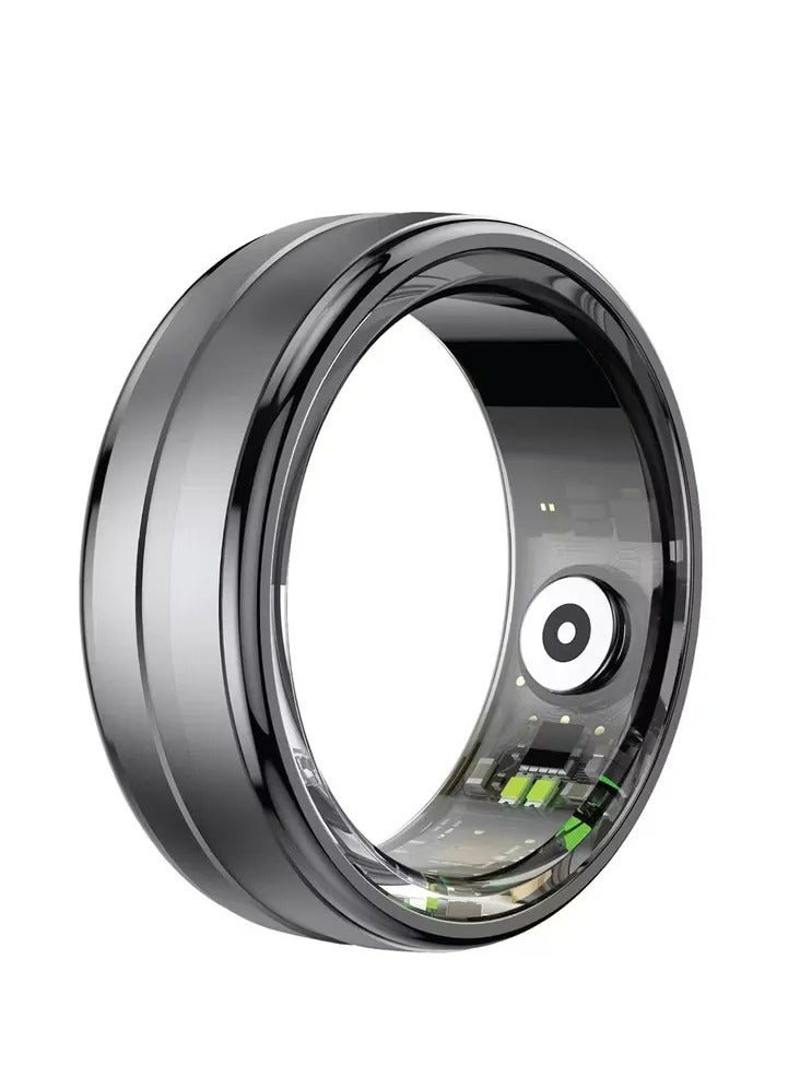 Smart Ring Health Observer with Wireless Charging Case / Size 9-18.9mm  / Remote Snap / Sleep Monitoring / Heart Rate Steps  Distance / Stainless Steel Material / Dust Proof / Up to 7 Days Working T - Image 1