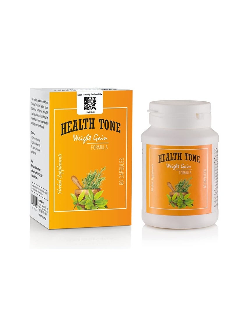 Health Tone Weight Gain Capsules - 90 Capsules - Image 1