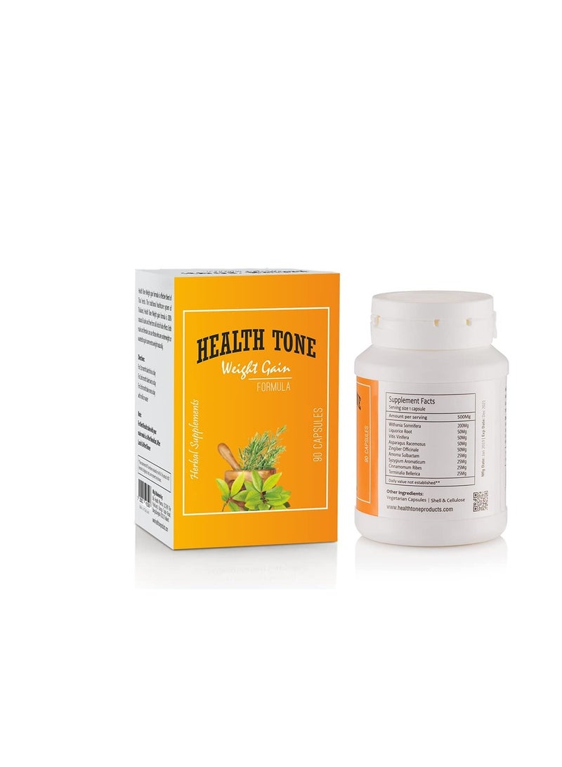 Health Tone Weight Gain Capsules - 90 Capsules - Image 3
