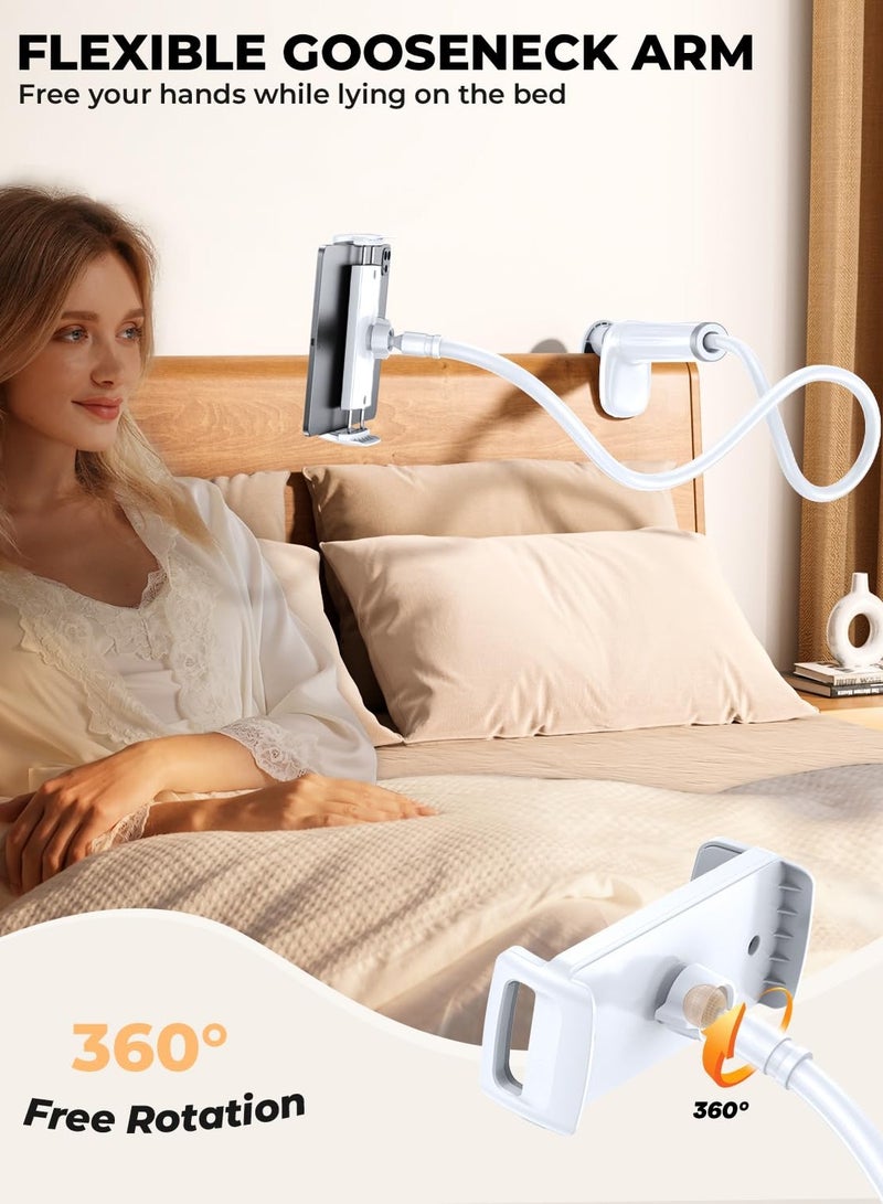 360° Rotating Tablet Phone Holder Spiral Base Lazy Stand Mobile Phone Tablet Bedside Stand Bed Lazy Stand
